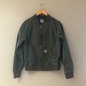Small Forest green Carhartt bomber jacket